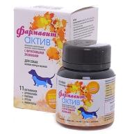 Витамины для мелких пород и щенков Фармавит Актив  90 таблеток