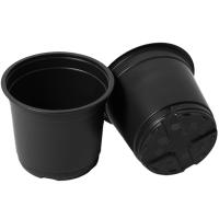 Горшок для рассады 1,5л черный мягкий 15*12см Д15М