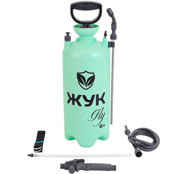 Опрыскиватель 6л помп. Жук Fly ОП-320 мятный 9958-00 /6шт/Цикл