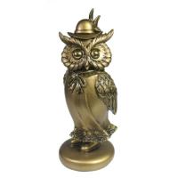 Сова в шляпке (золото) 713894/D147