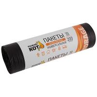 Пакеты универсальные 200л (10шт) ПВД особо прочные черный 30мкм 006978 