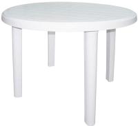 Стол круглый d 90см белый 05035 /Милих