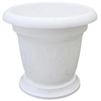 Кашпо Тюльпан №1 1,5л белый 07041