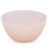 Чаша Оазис 2,5л с крышкой бежевый М8403 /11шт/ Альтерн