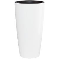 Кашпо Рондо 23/71л белый с вставкой М8877 в инд. короб. /1шт/ Альтерн