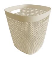 Корзина для бумаг 10л ПИРУЛА латте М2500 