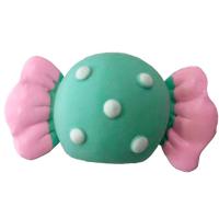 Игрушка с Конфетка-леденец с пищалкой голубая из латекса 8см/ЛС300син/Евро