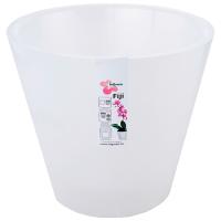 Кашпо для орхидей Лондон 1,6л белый перламутр с вставкой ING1558