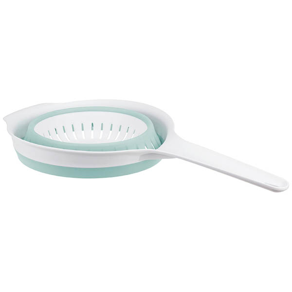 Дуршлаг ФЛЕКС складной с ручкой морская волна М1127 /18шт/М-пласт 