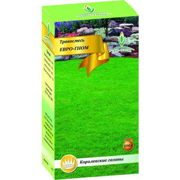 Семена газонной травы Евро-Гном 100г