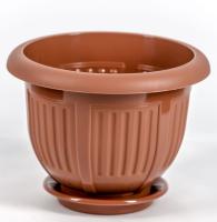 Кашпо Лотос 5л терракот