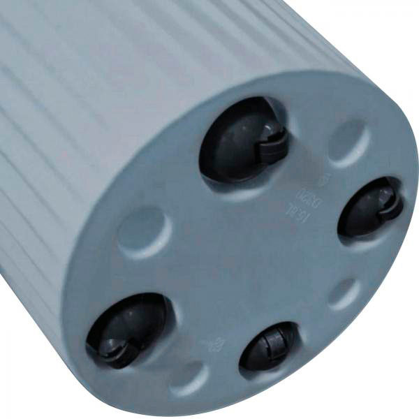 Кашпо Sand D320 15,8л утренний туман с вставкой на колесиках IG64041 /4шт/ПР