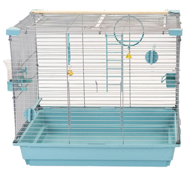 Клетка д/птиц ЛОРА-1 ECO 58*40*48см (укомплект) 1 секция бирюзовая/4610/Дарэлл