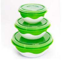 Набор мисок Матрешка (3шт) оливковый /20шт/03064/Арз