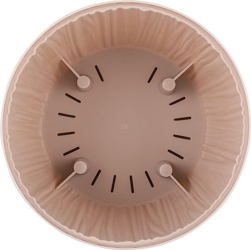 Кашпо Барселона D155 1,8л молочный шоколад с прик. под. IG6230 /16шт/ПР