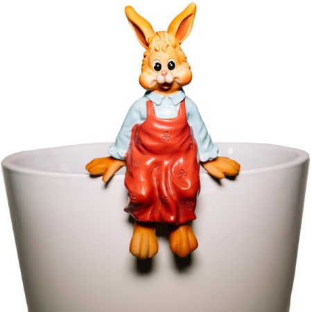 Цеплялка Зайка-малыш 9см LAWN23153