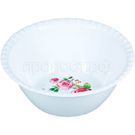 Миска 2,5л Смак круглая белый 03069