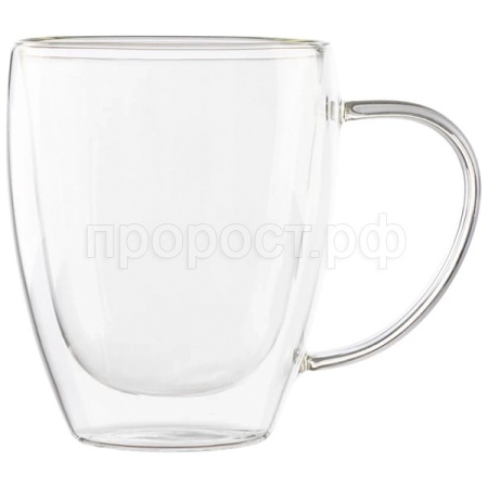 Кружка 300мл Juliette боросиликатное стекло с двойными стенками 103489 /шт/Mallony