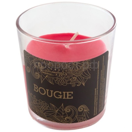 Свеча Charm Aroma в стакане сладкая малина /007903