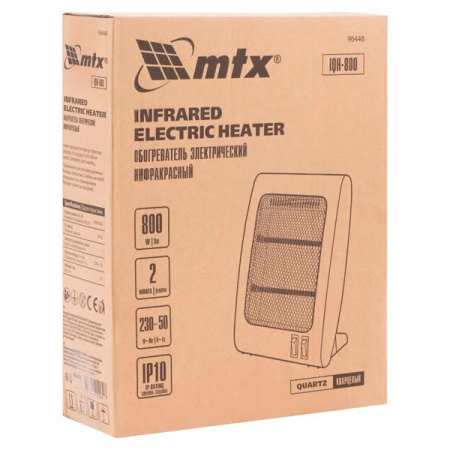Обогреватель инфракрасный IQH-800 230В 800Вт 96448 /8шт/MTX