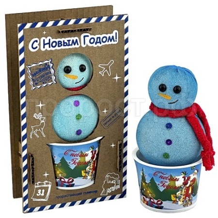 Травянчик Любимка Снеговик-Новый год 2023/668908       