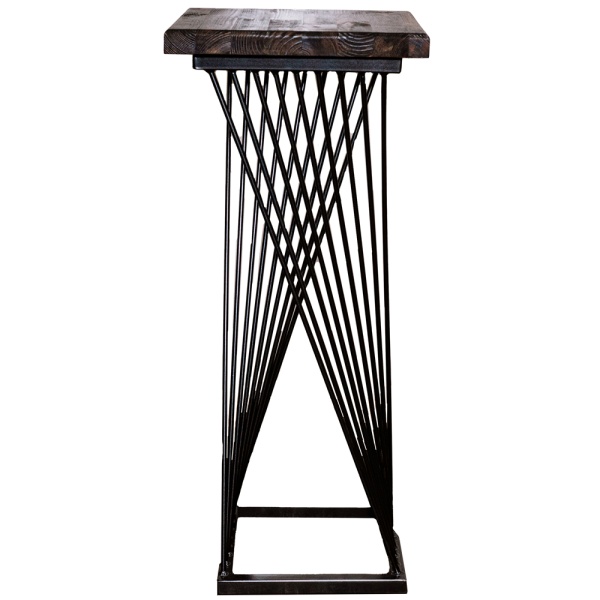 Подставка ЛОФТ на 1 гор Грация черная РЗДИ