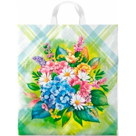 ПТЛ66625 Пакет 38*42 Июль 1ШТ ПЭ с петлей /25/500шт/