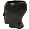 Ваза Голова Кай черный 14см
